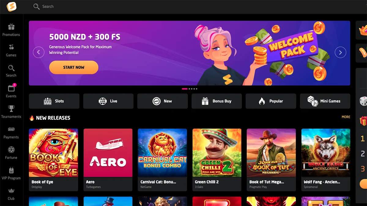 StayCasino homepage