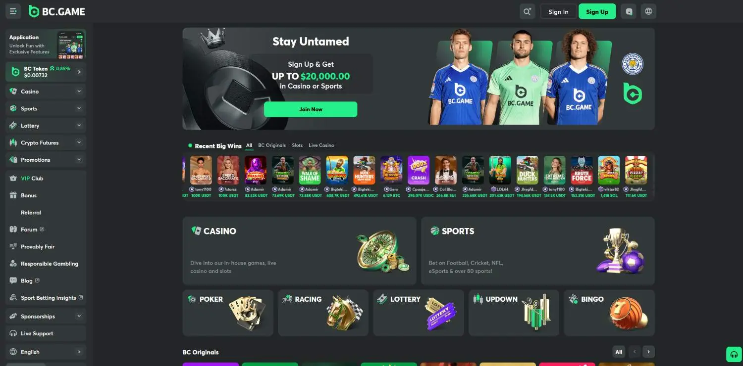 bc.game homepage