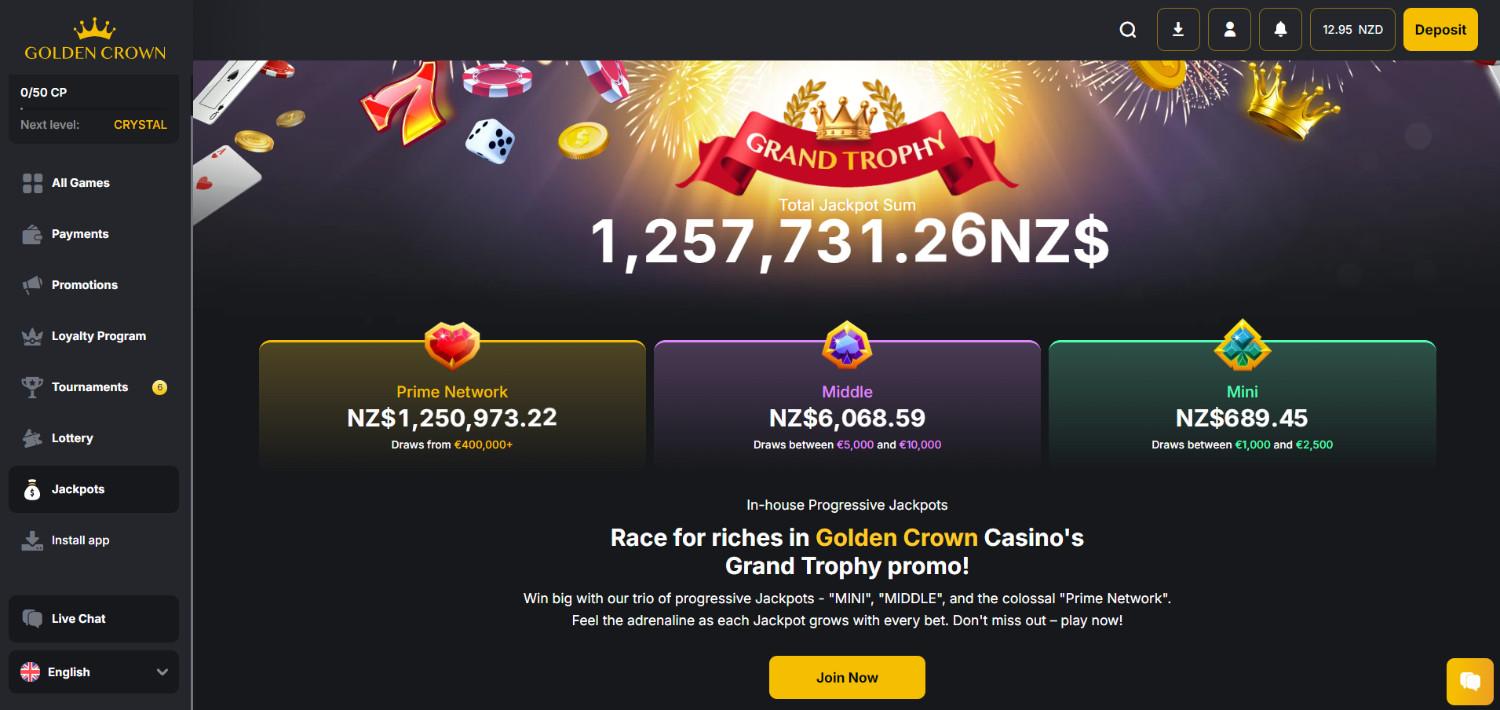 golden crown homepage