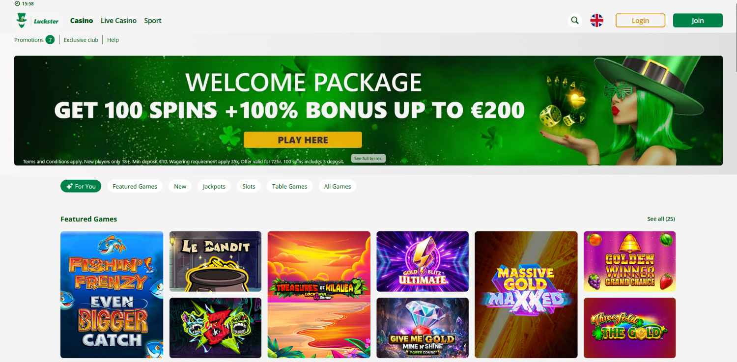 luckster homepage