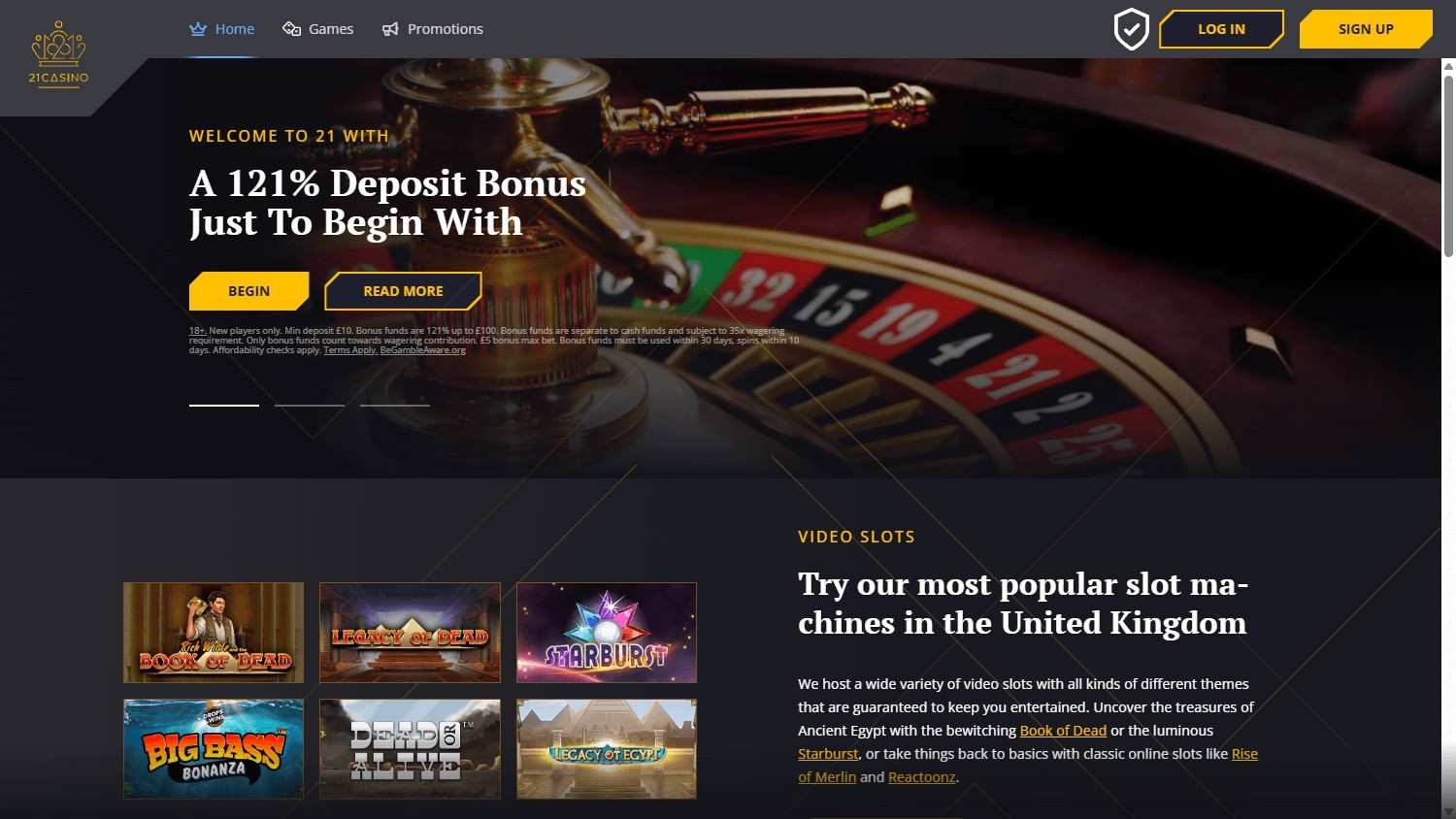 21casino homepage