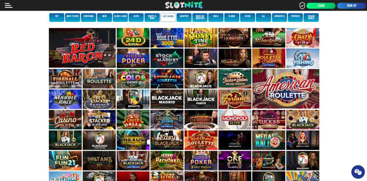 slot nite homepage