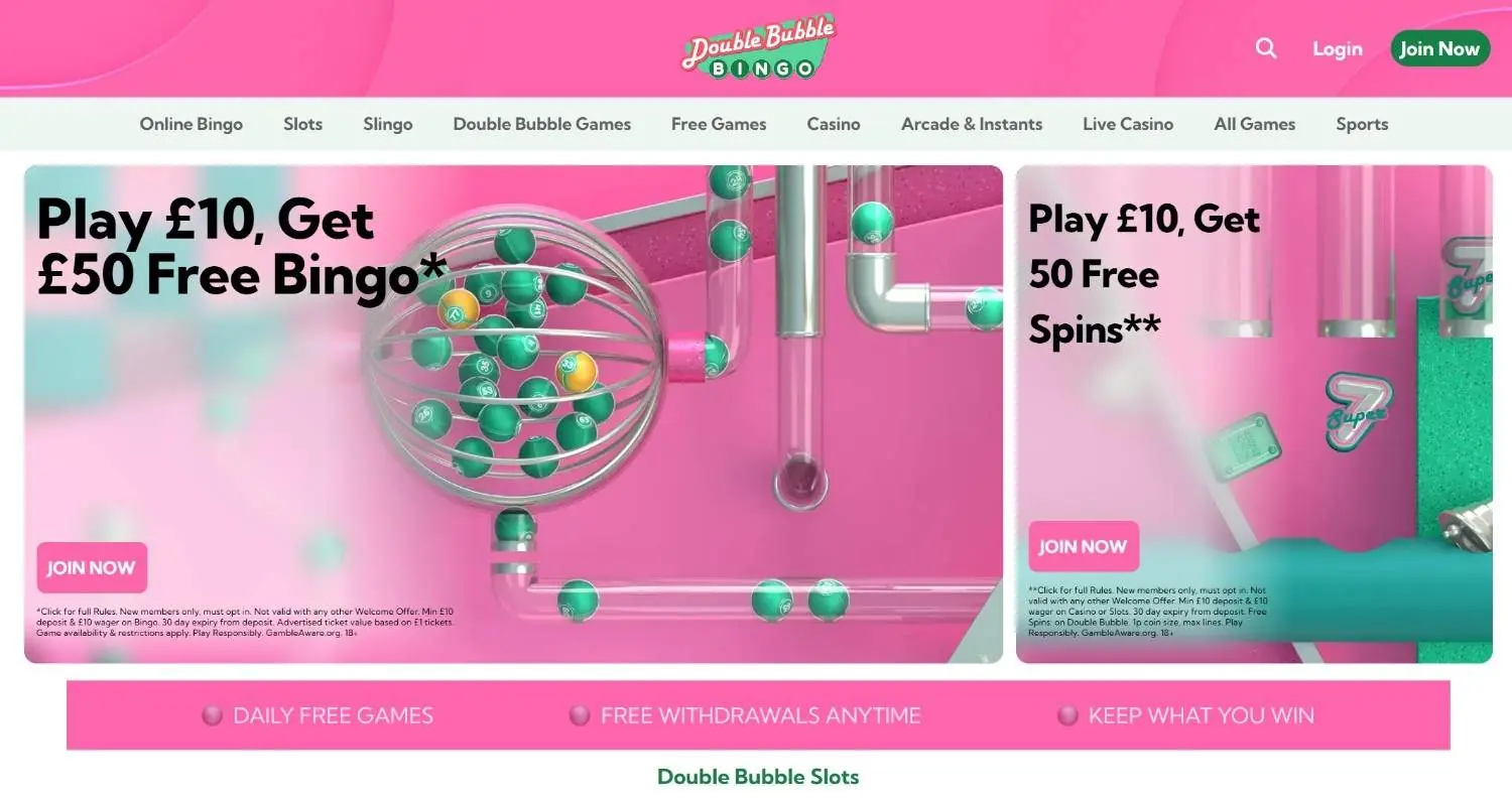 double-bubble-casino-homepage