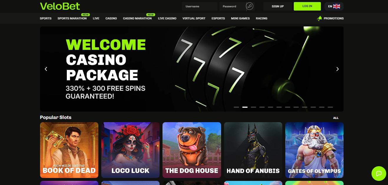 velobet homepage