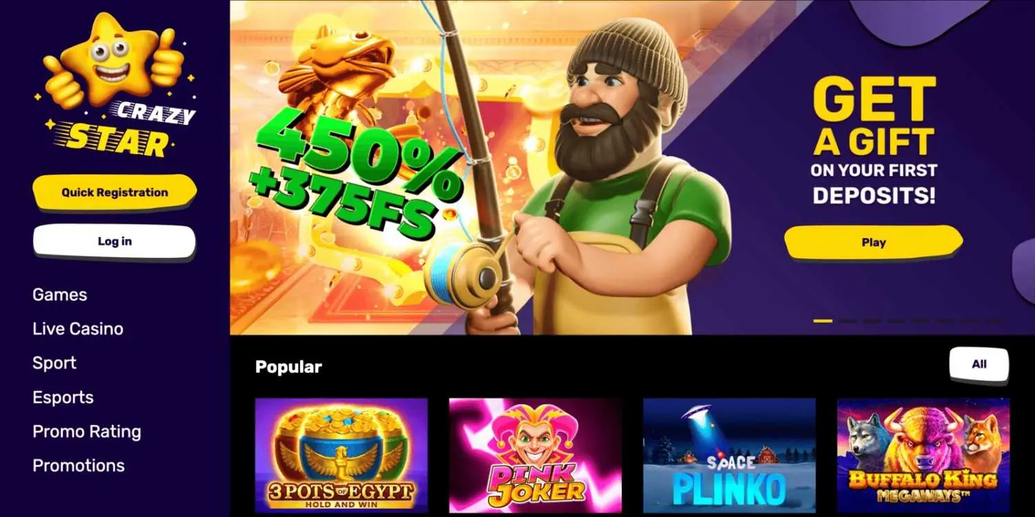 Crazy Star Homepage