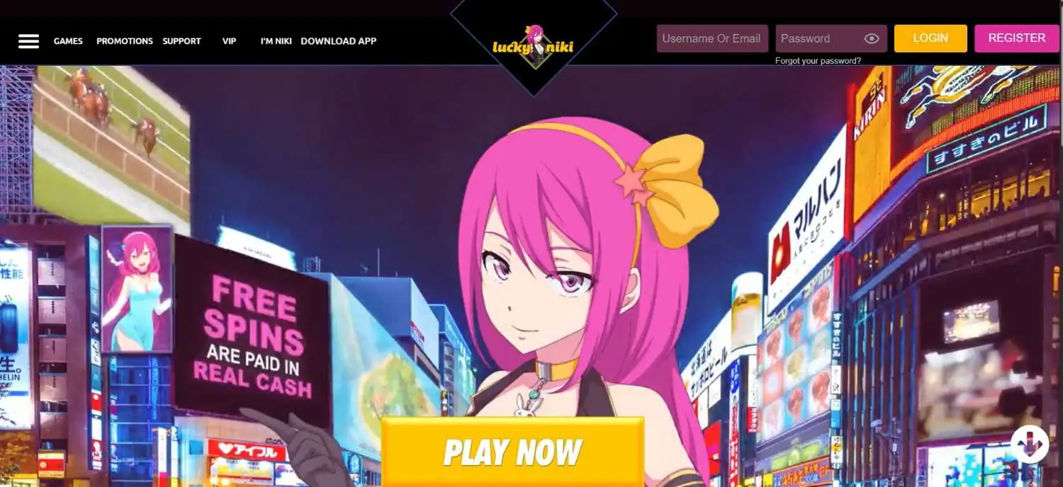 Lucky Nikki Homepage