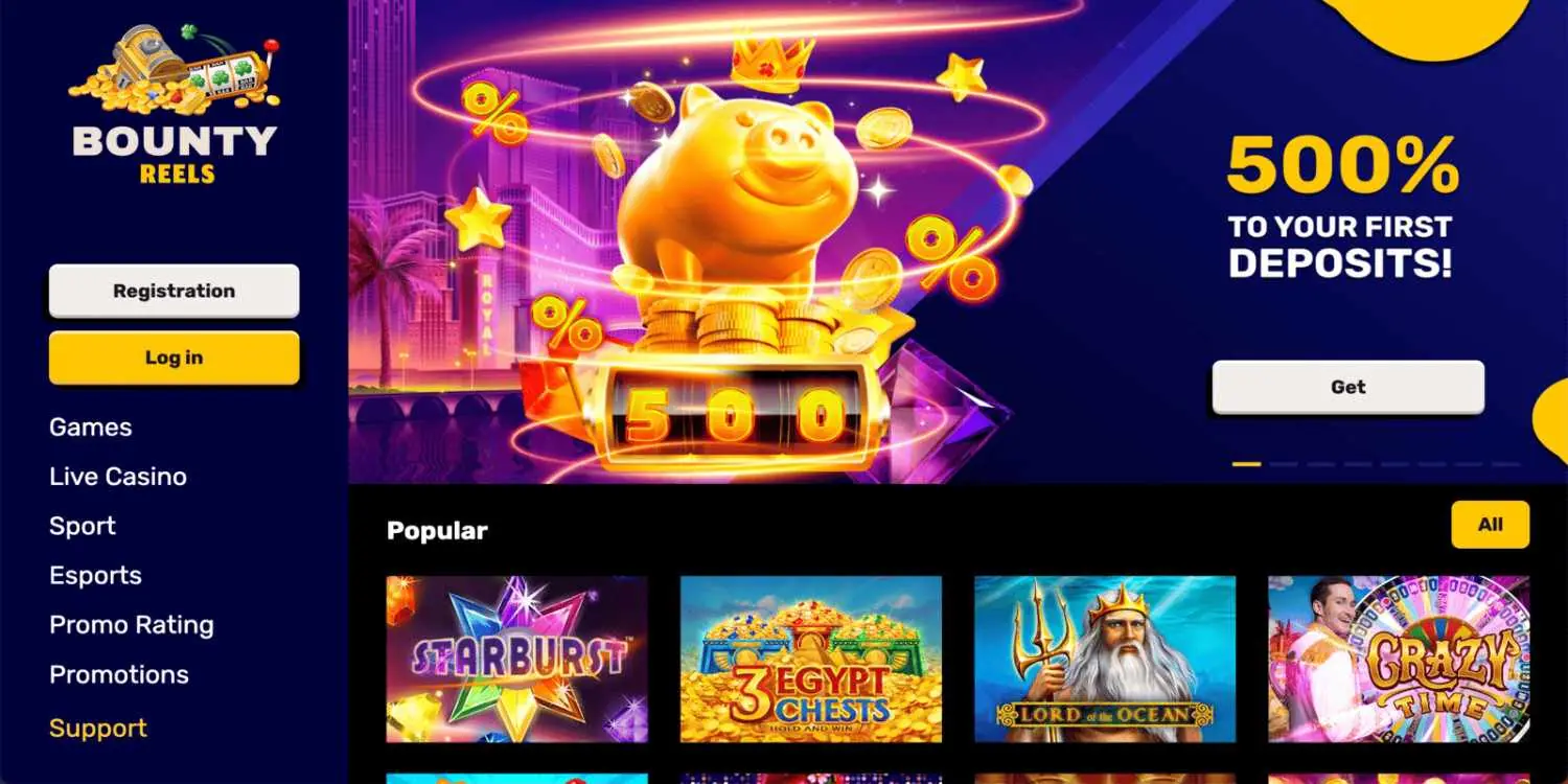 Bounty Reels Homepage Bounty Reels Homepage