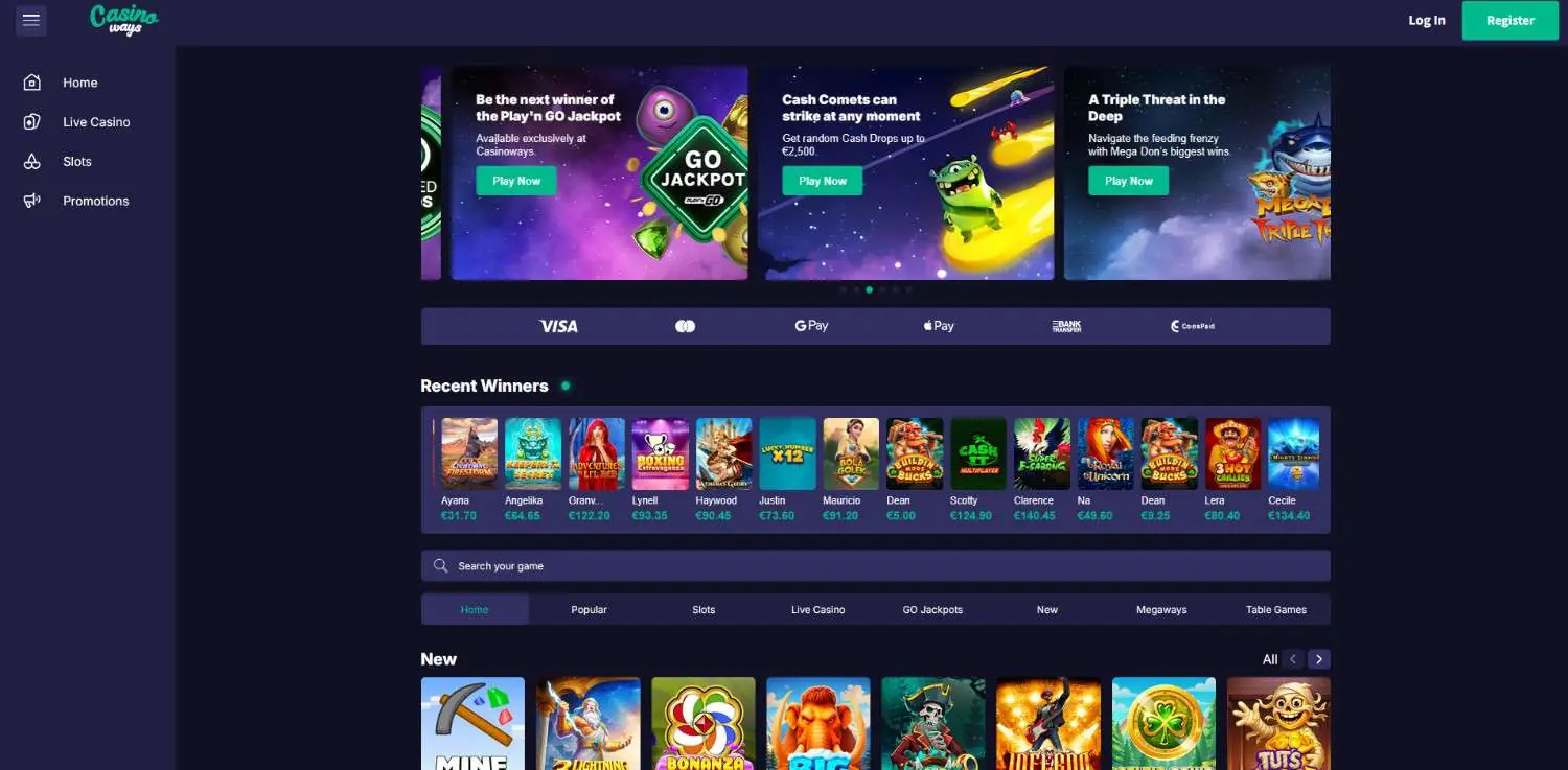 casinoways homepage casinoways homepage