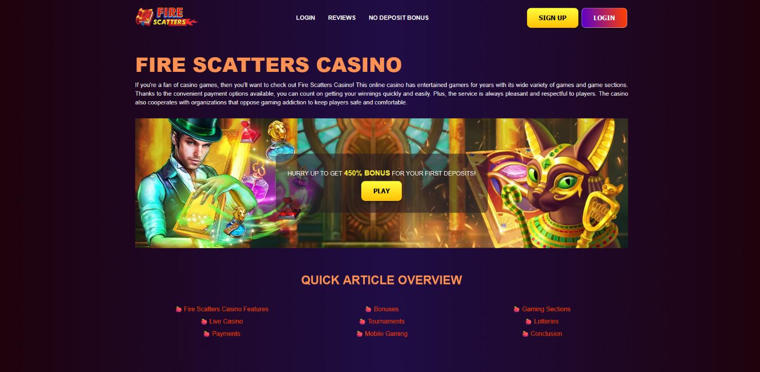 fire scatters homepage