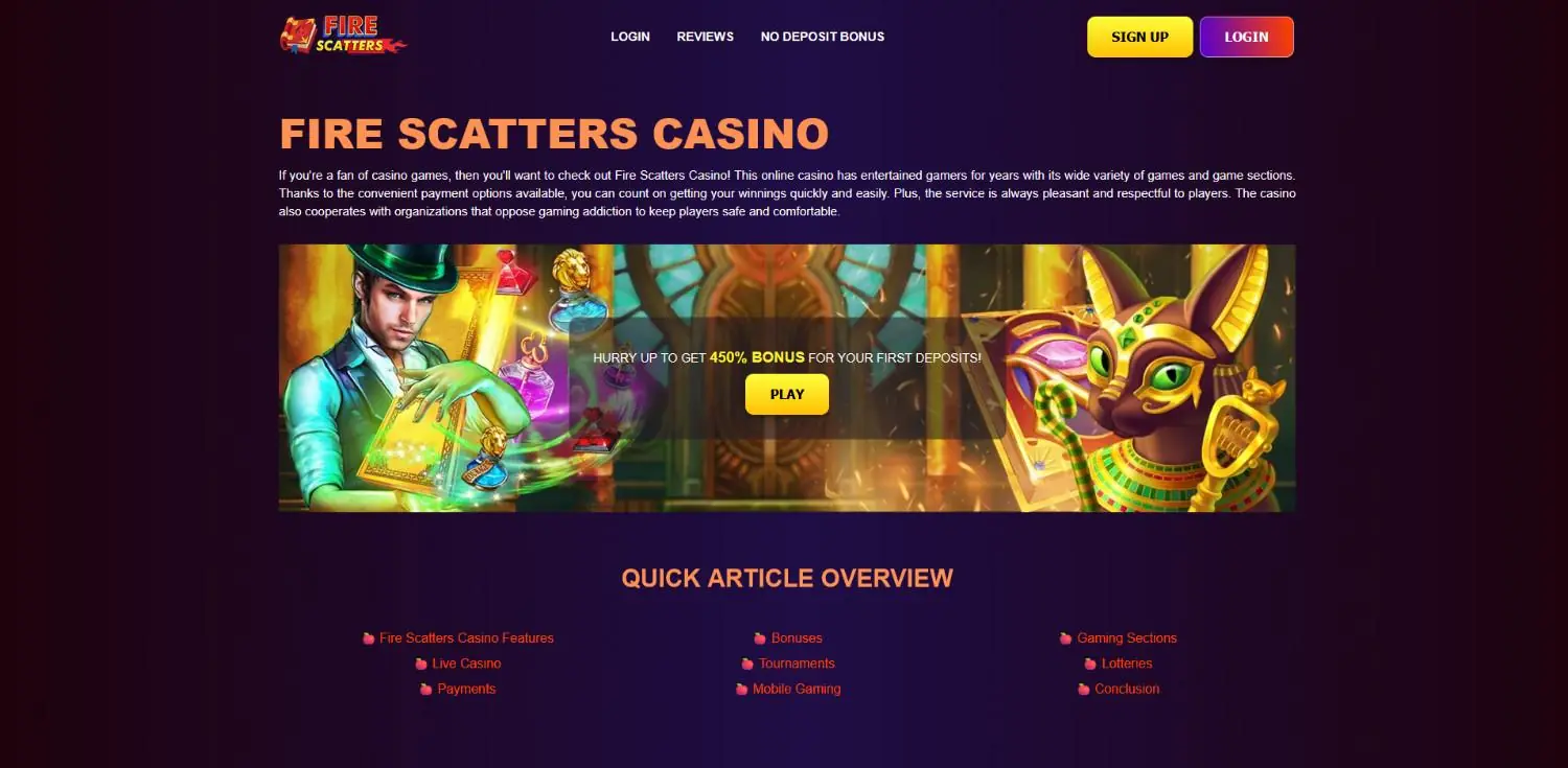 fire scatters homepage