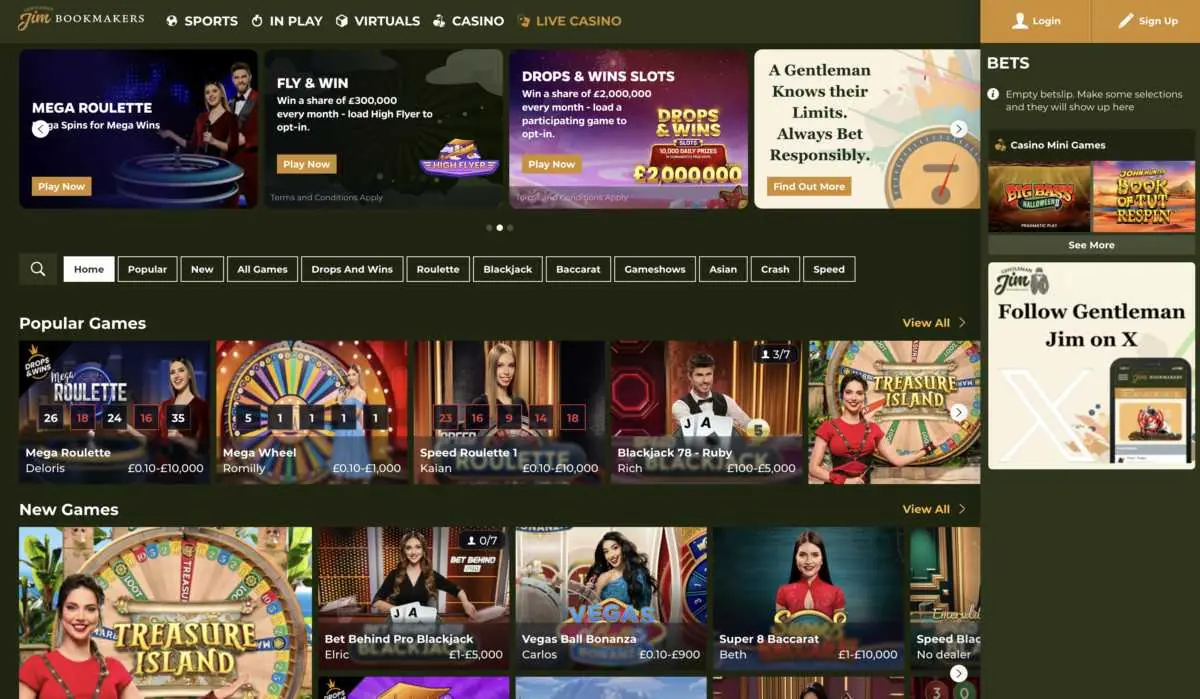 gentleman jim homepage
