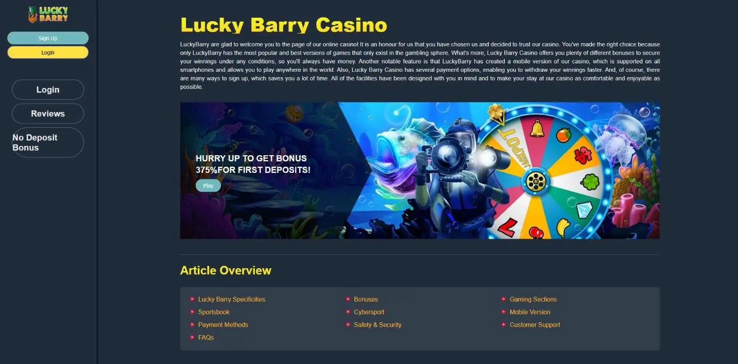 lucky barry homepage lucky barry homepage
