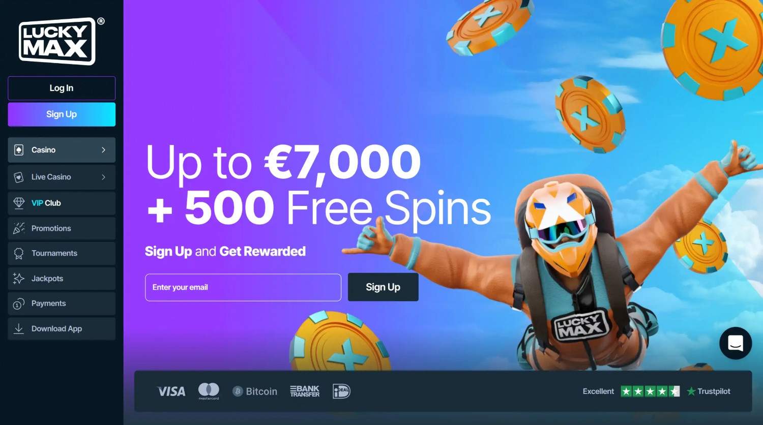 luckymax homepage