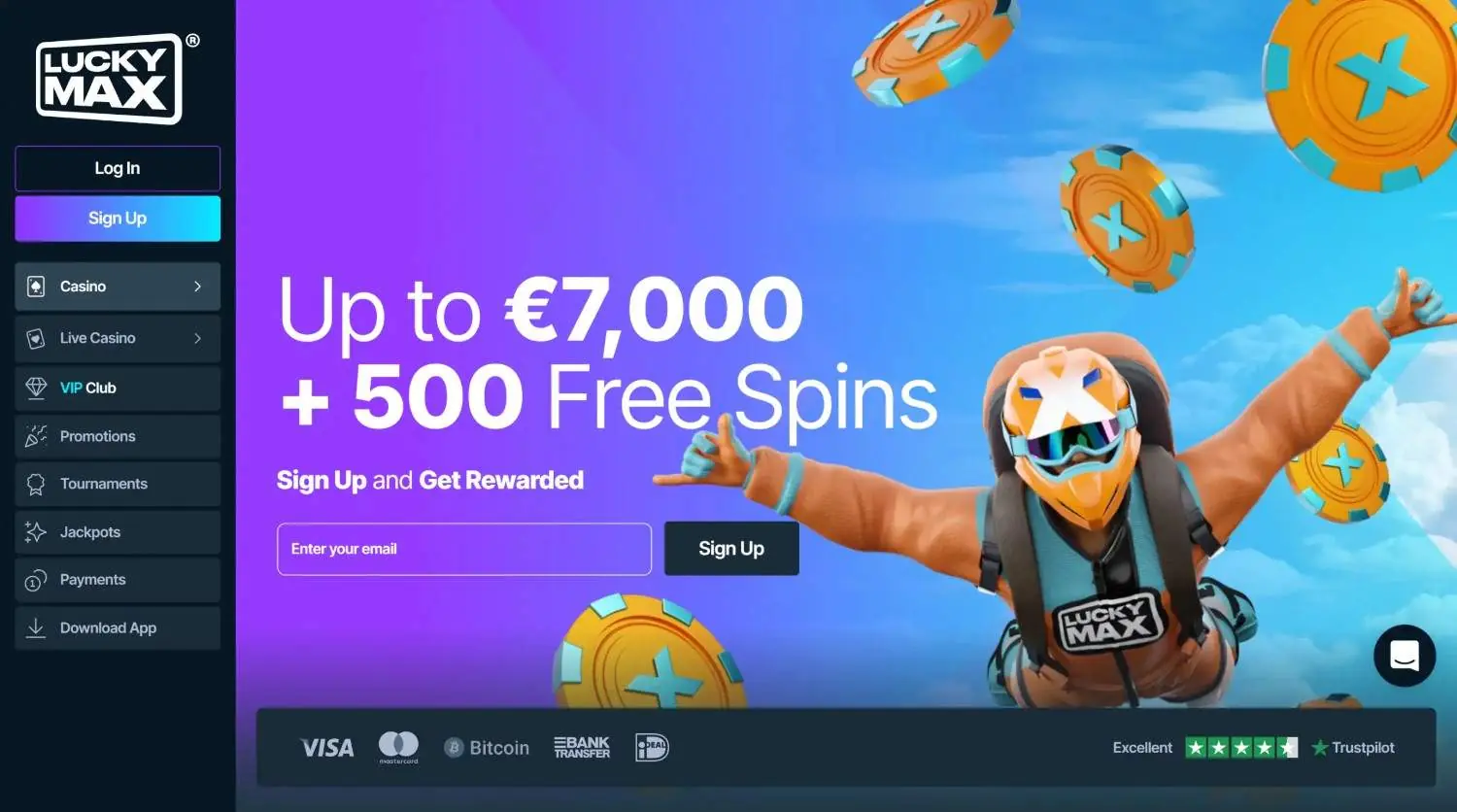 luckymax homepage