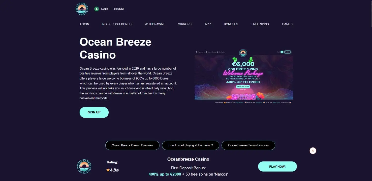 ocean breeze casino homepage ocean breeze casino homepage