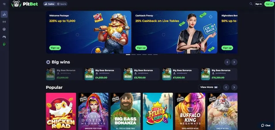pitbet homepage