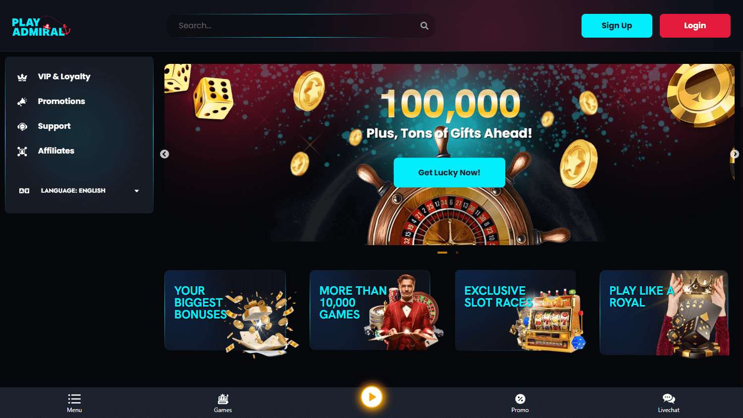 play admiral casino homepage