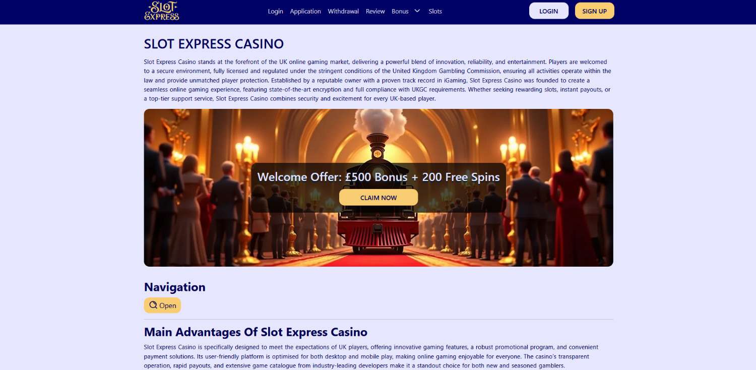 slot express homepage