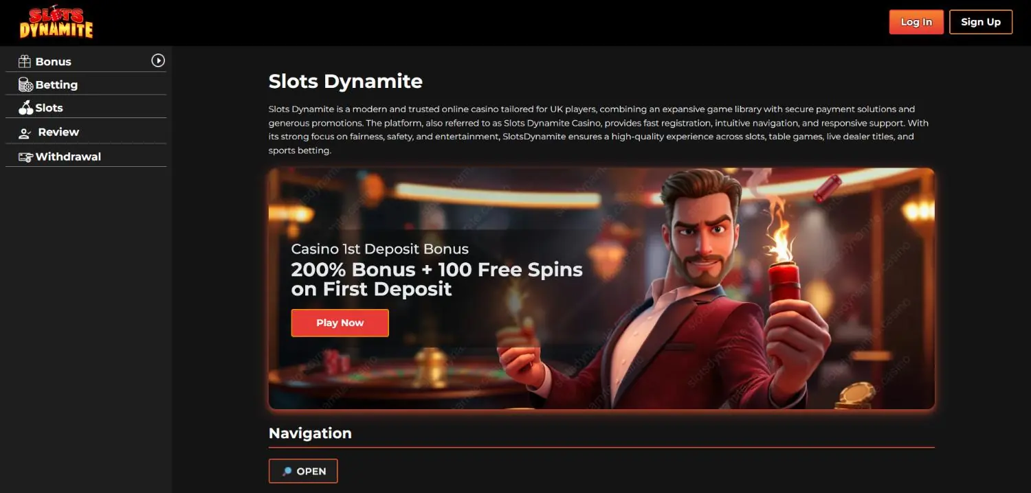 slots dynamite homepage