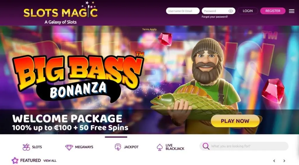 Slotsmagic Homepage