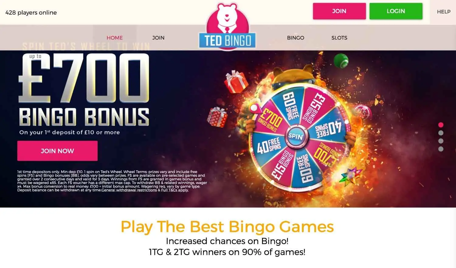 Ted Bingo Homepage Ted Bingo Homepage