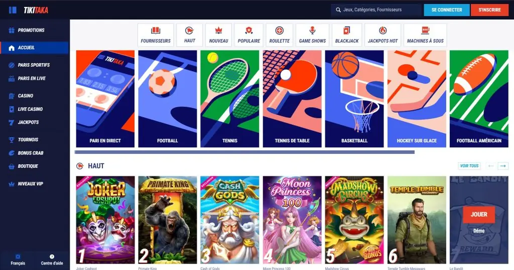 tikitaka homepage