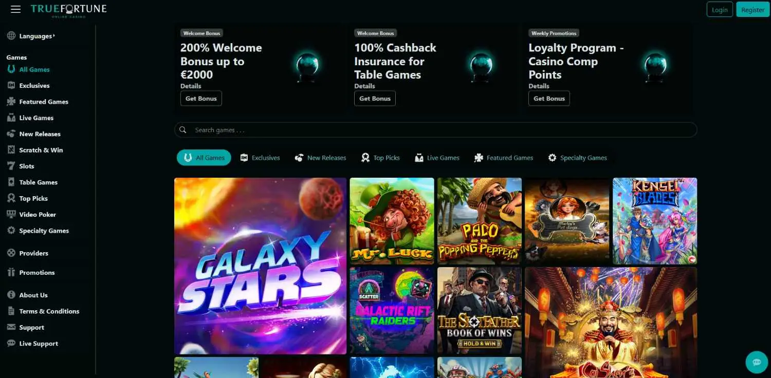 true fortune homepage