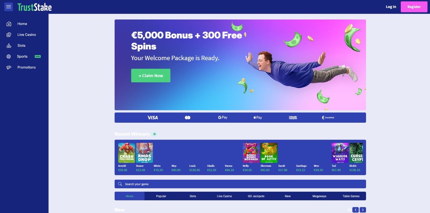 truststake homepage
