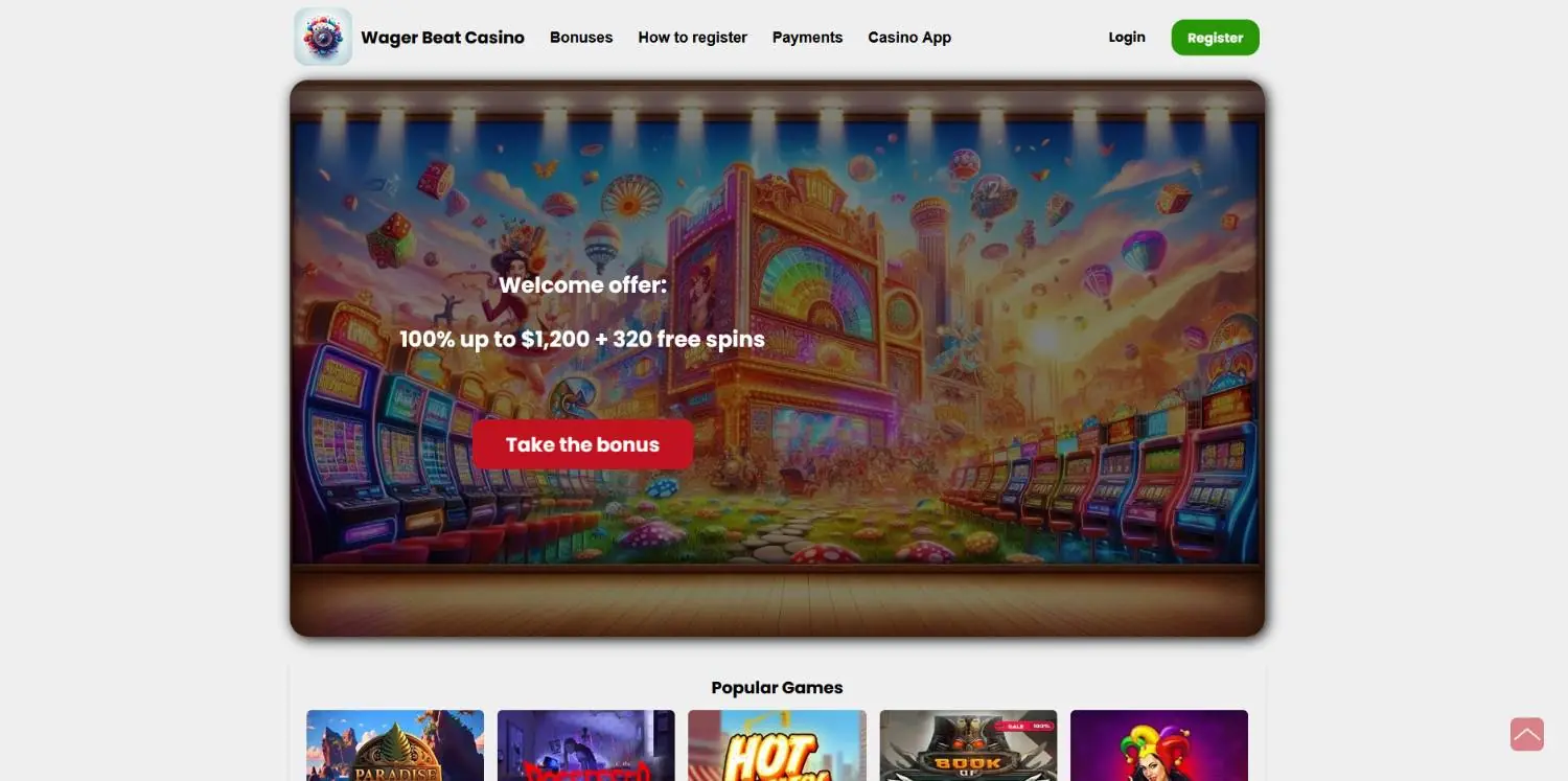 wagerbeat homepage