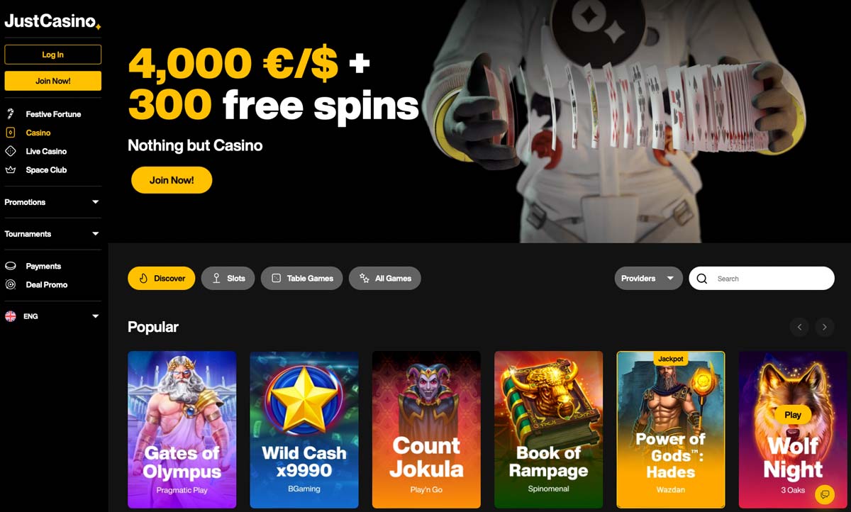justcasino-website