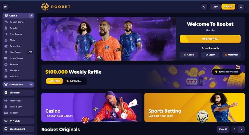 Roobet sister sites