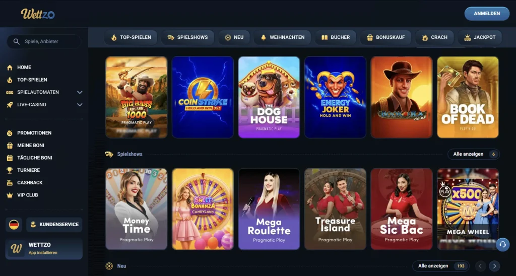 >Wettzo Casino