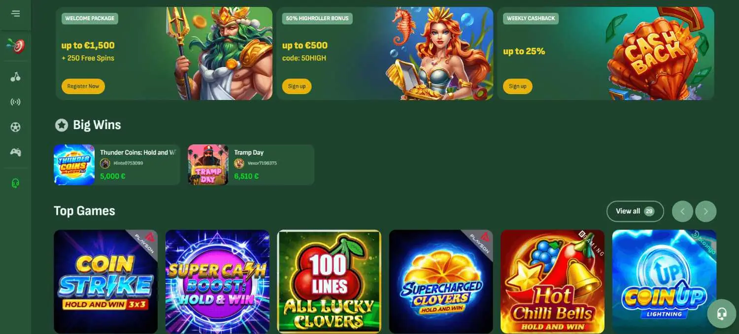 Betsixty homepage