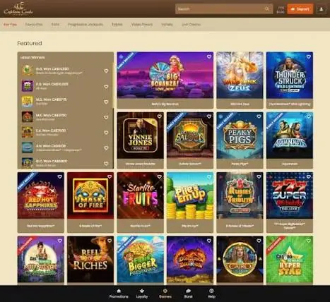 captain cooks homepage