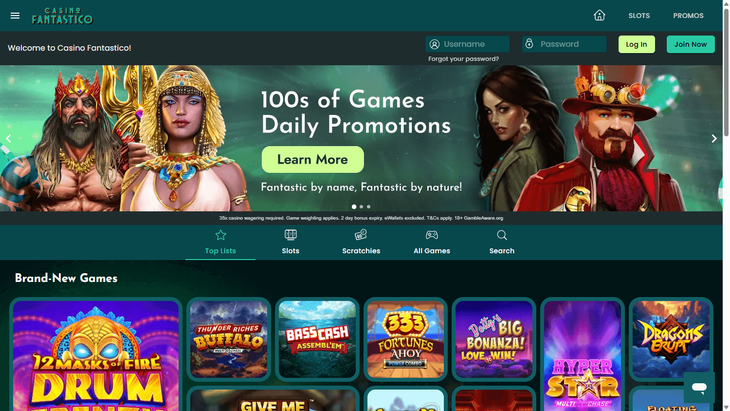 casino_fantastico_homepage