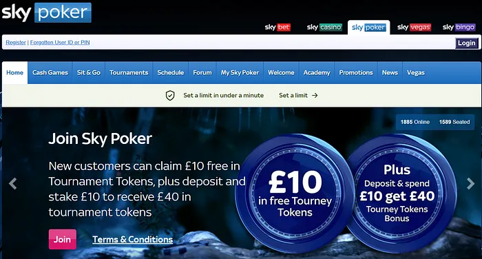 sky poker