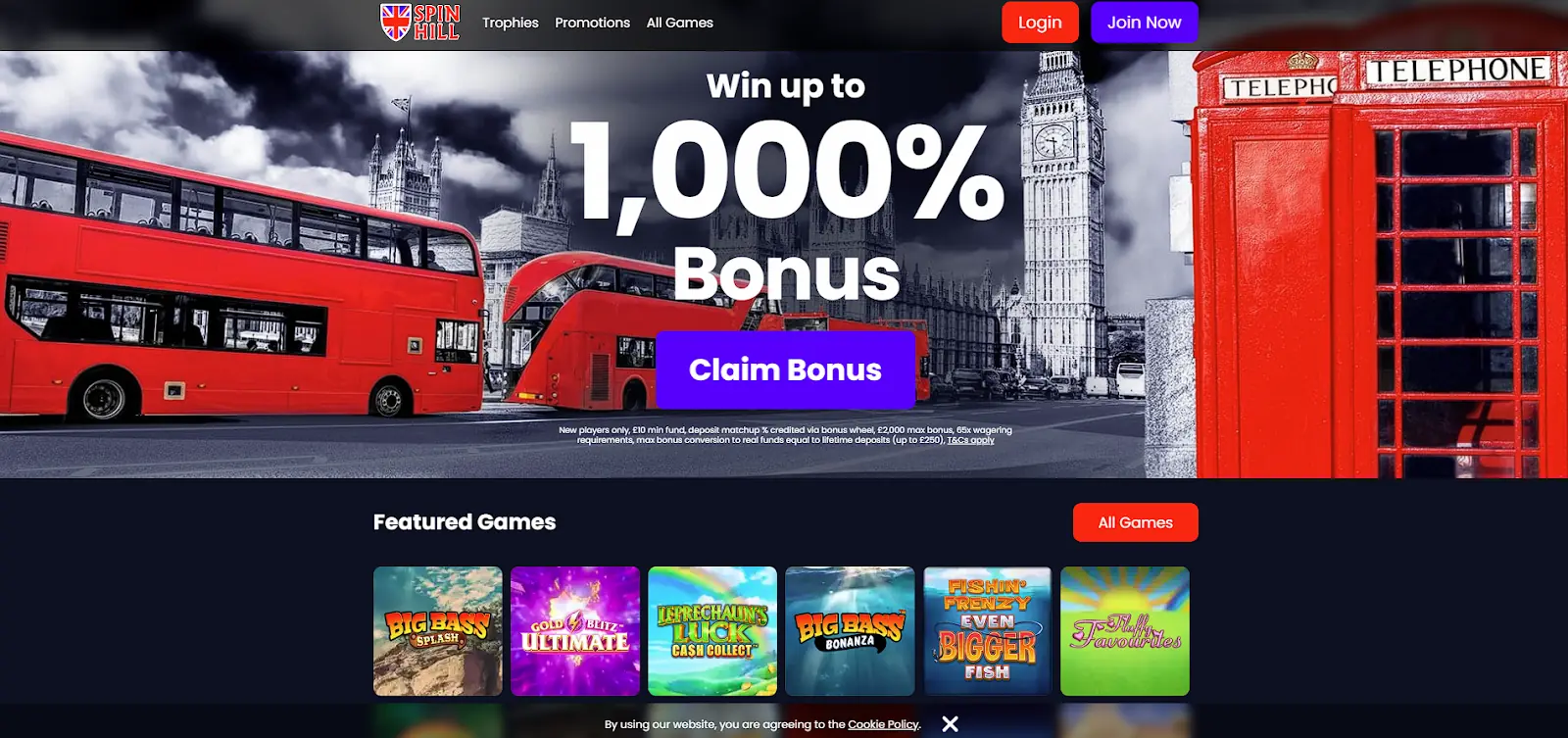 spin hill homepage