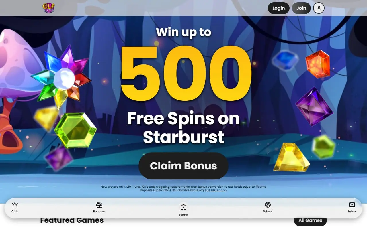 elf slots homepage