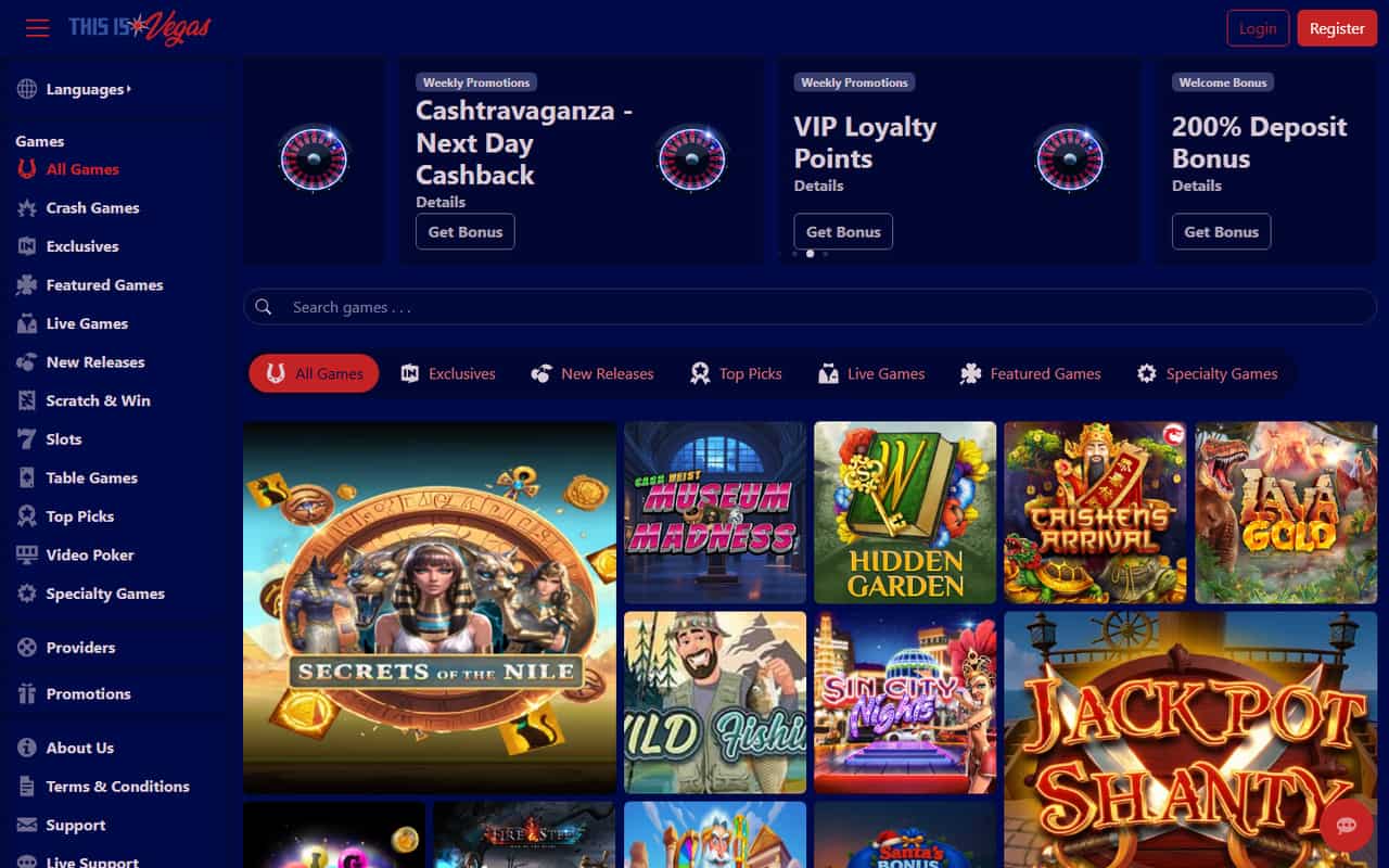 This Is Vegas Homepage