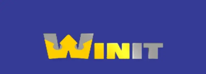 Winit Bet logo on a blue background, captured from the current first-party page in September 2026