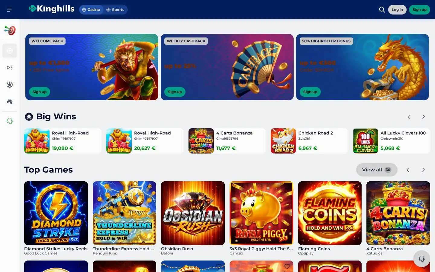 Kinghills homepage