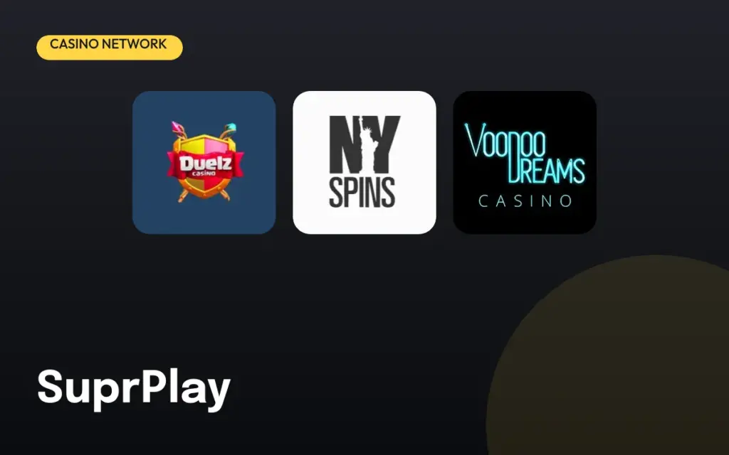 SuprPlay Casinos: Duelz, NYspins, Voodoo Dreams and Who Runs Them